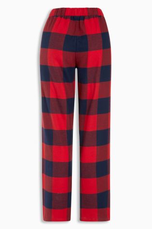 Check Red Check Pyjama Pants